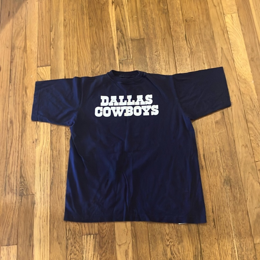 Dallas cowboys 88 Bryant navy blue shirt size large 14-16